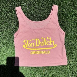 VON DUTCH Crop Tank Top.
